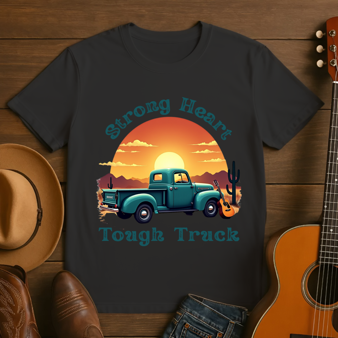 Strong Heart Tough Truck T-Shirt