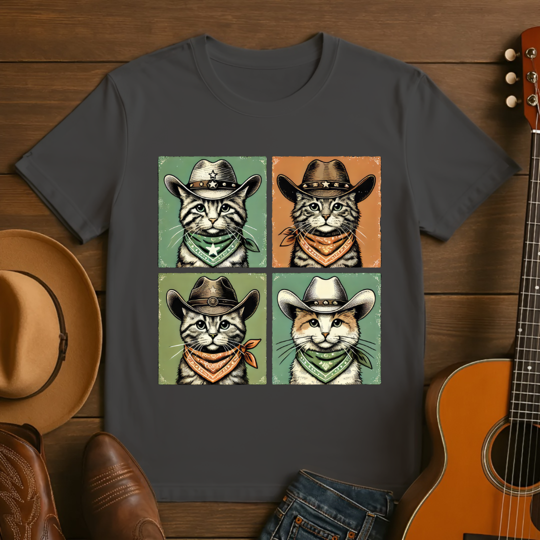 Cowboy Cats T-Shirt