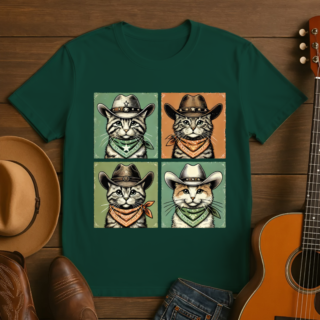 Cowboy Cats T-Shirt