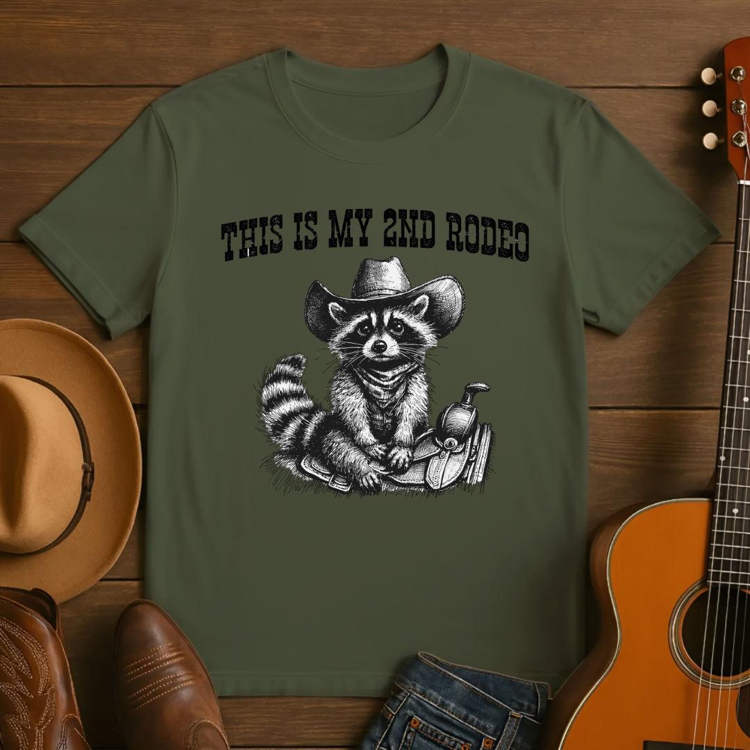 My Second Rodeo Racoon T-Shirt