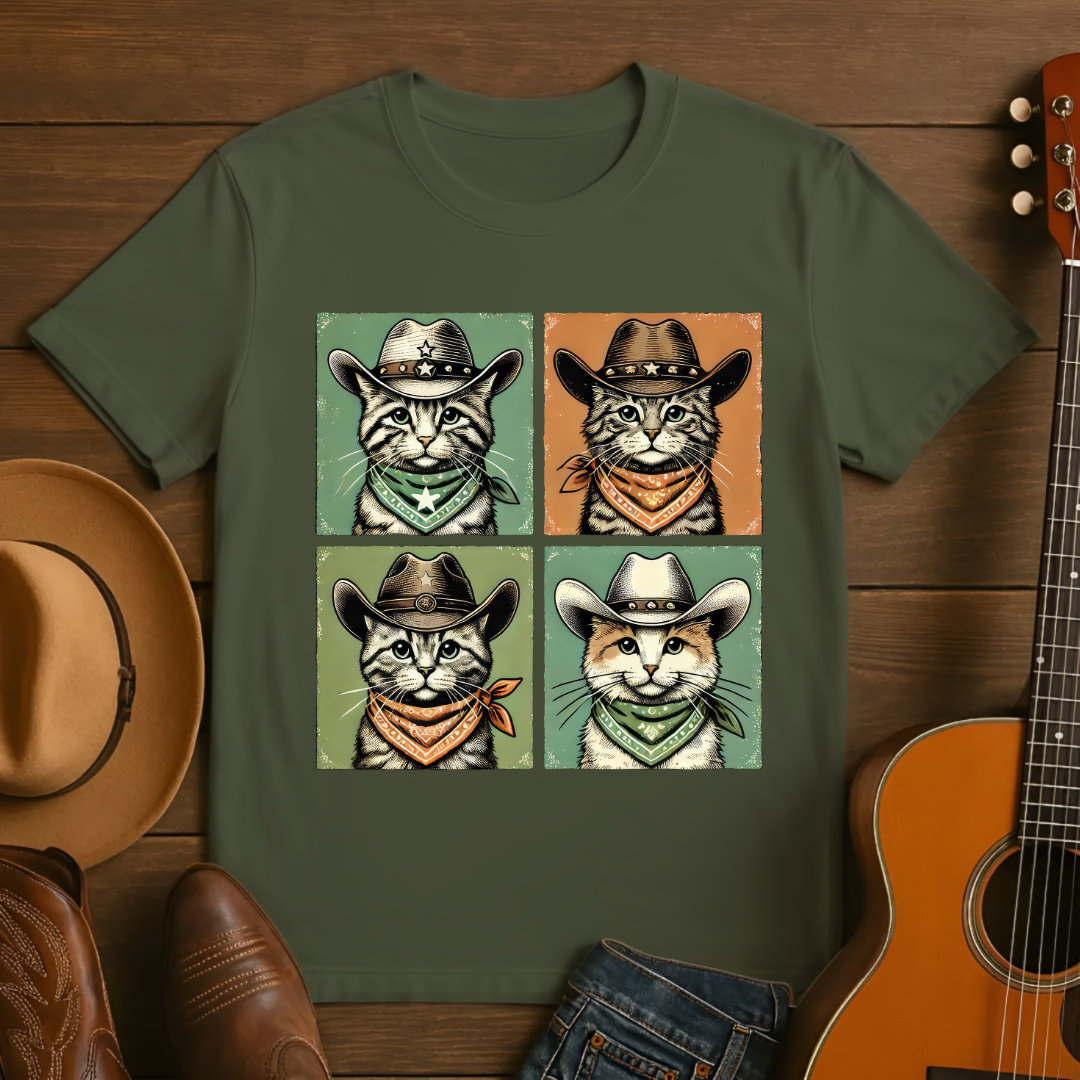 Cowboy Cats T-Shirt