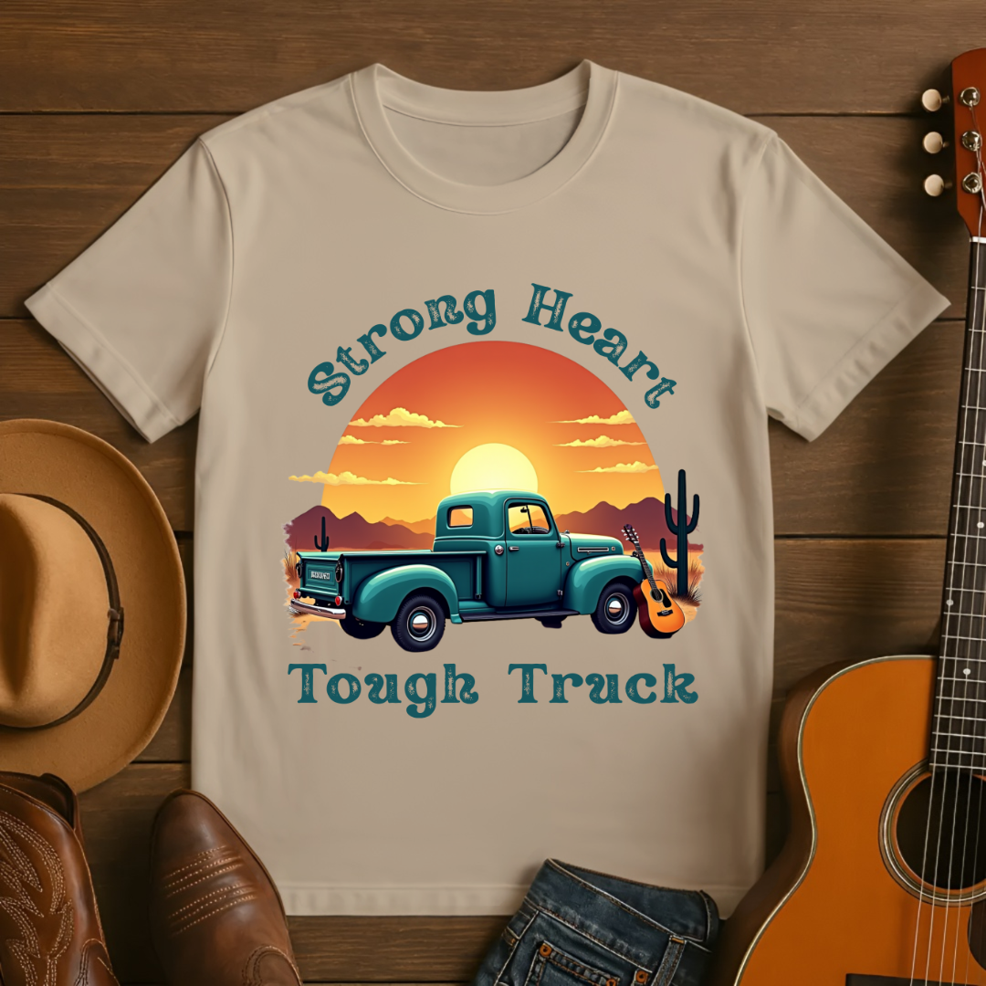 Strong Heart Tough Truck T-Shirt