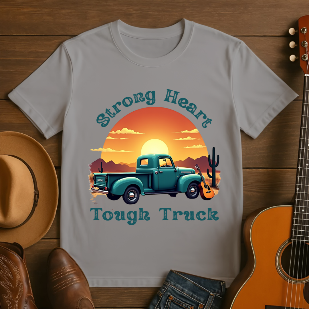 Strong Heart Tough Truck T-Shirt