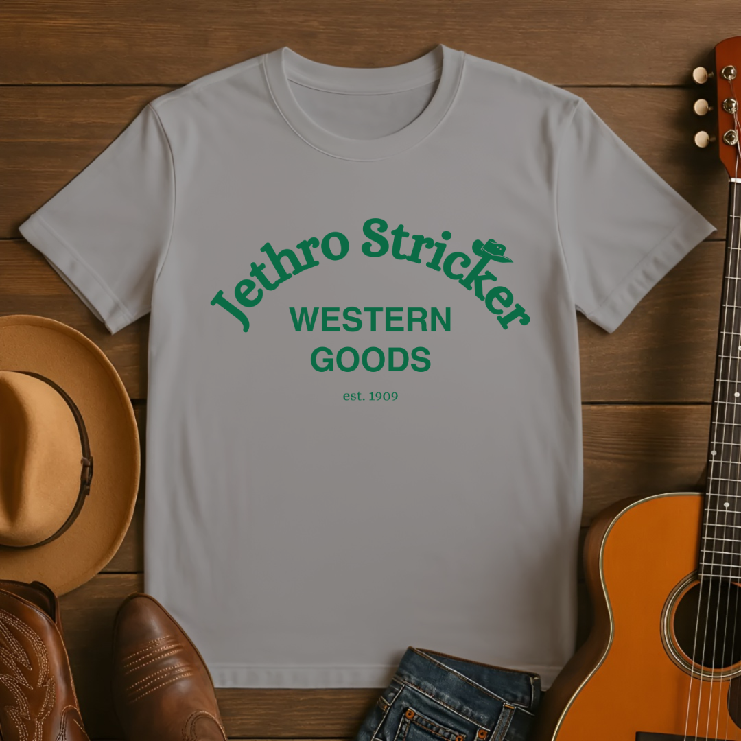 Jethro Stricker Western Goods T-Shirt