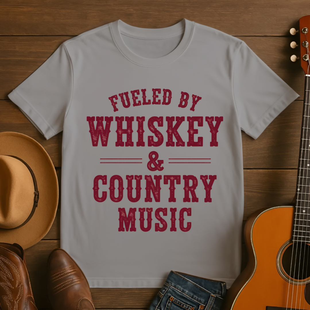 Fueled by Whiskey & Country Music T-Shirt