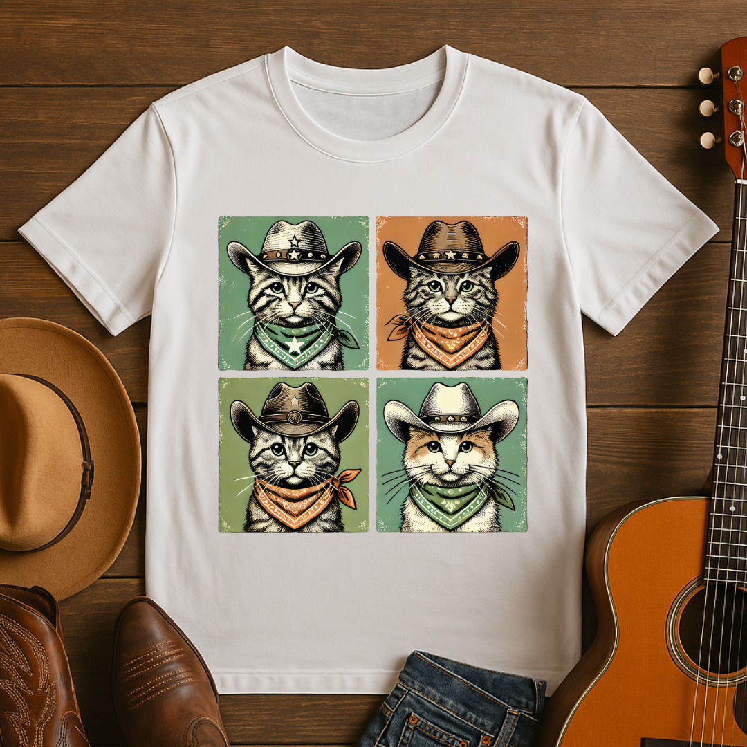 Cowboy Cats T-Shirt