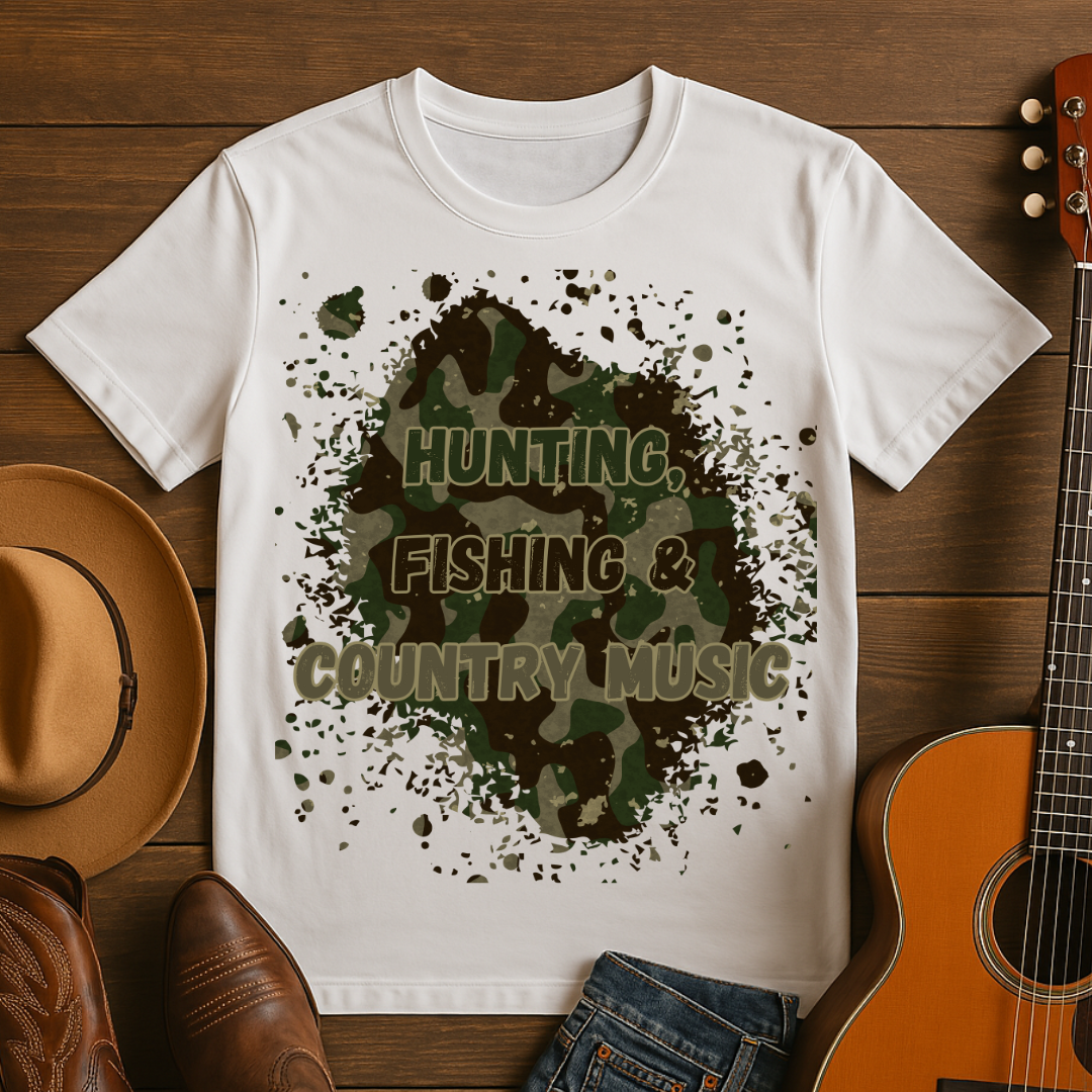 Hunting, Fishing & Country Music T-Shirt