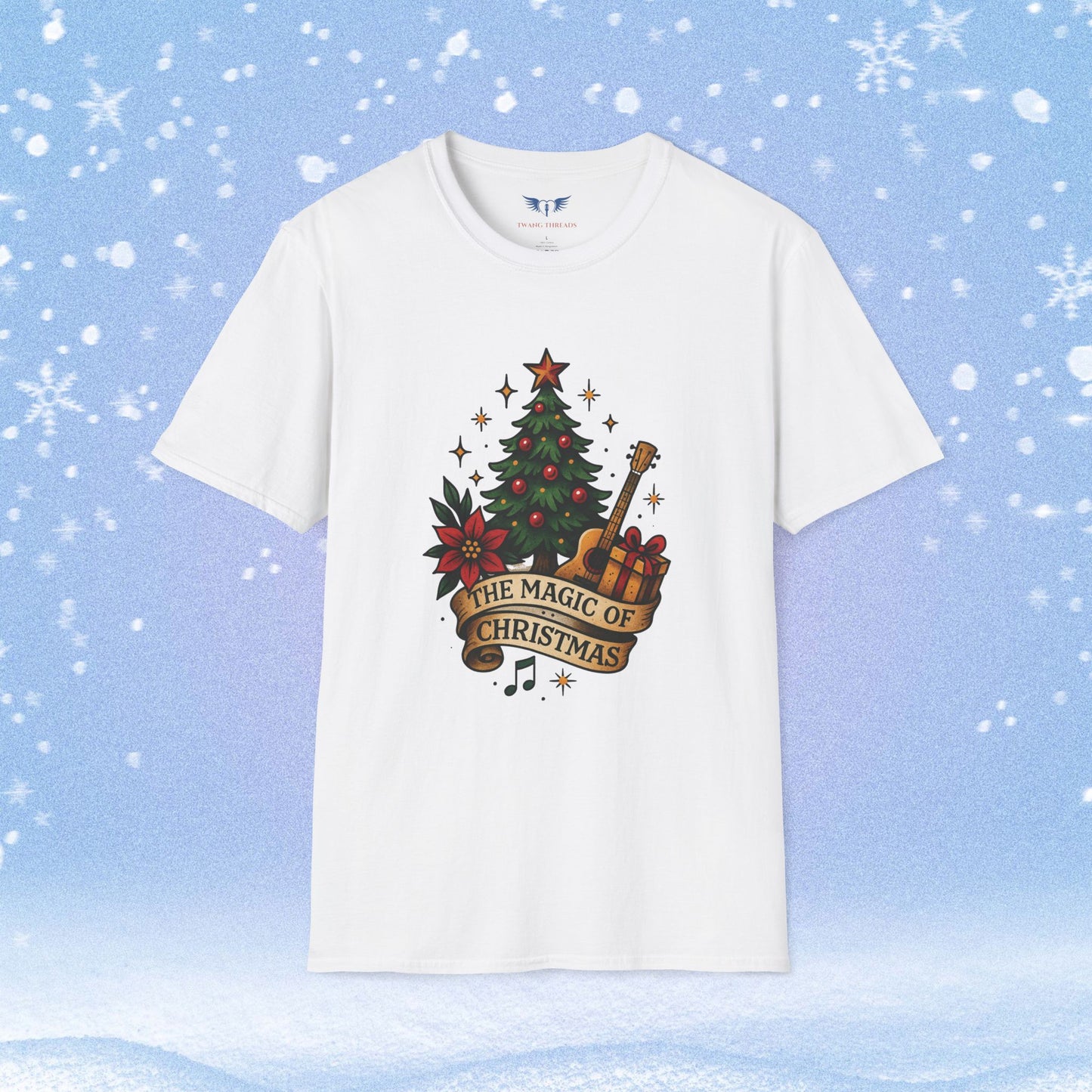 Magic of Christmas Tattoo Style Tshirt