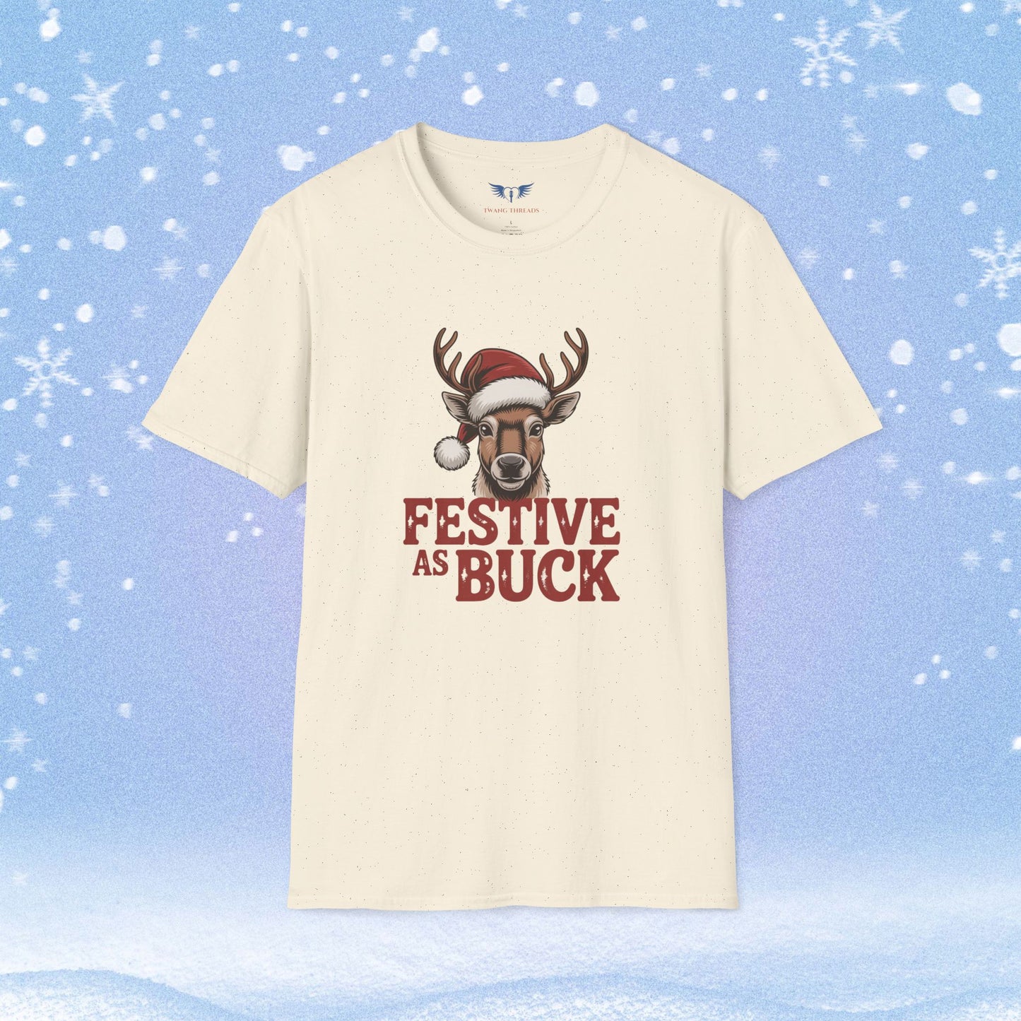Festive as Buck Christmas Tshirt