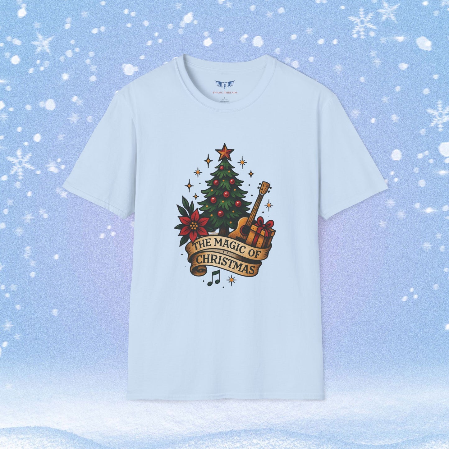 Magic of Christmas Tattoo Style Tshirt
