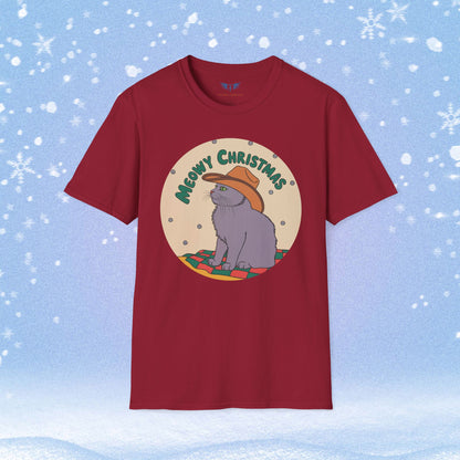 Meowy Christmas Tshirt