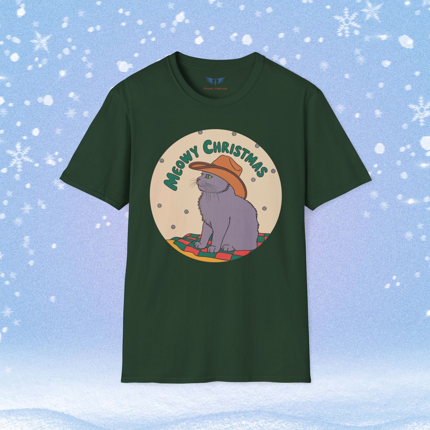 Meowy Christmas Tshirt