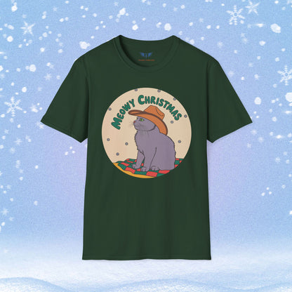 Meowy Christmas Tshirt