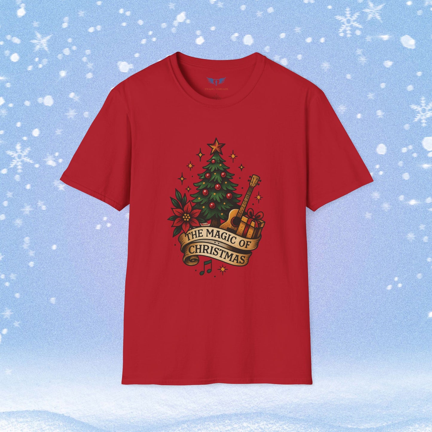 Magic of Christmas Tattoo Style Tshirt