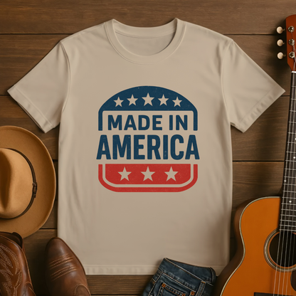 Made in America Patriotic Tshirt