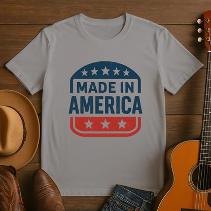 Made in America Patriotic Tshirt