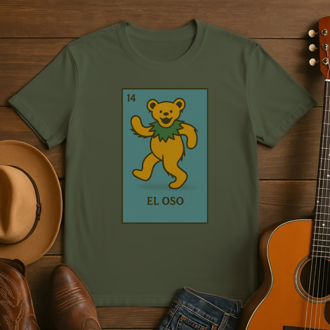 Loteria Style El Oso Tshirt