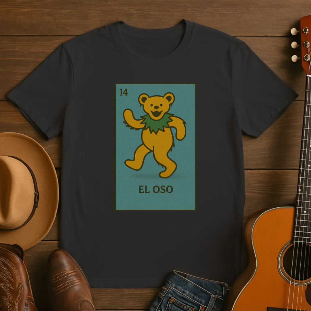Loteria Style El Oso Tshirt