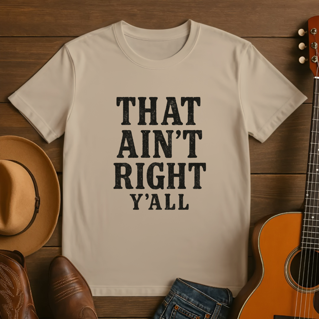 That Ain't Right Y'all Tshirt