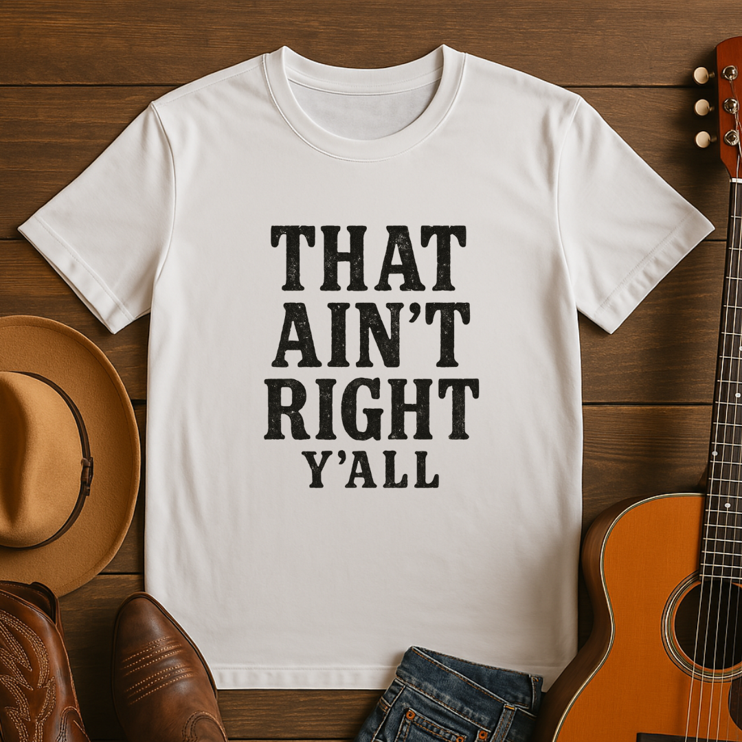 That Ain't Right Y'all Tshirt