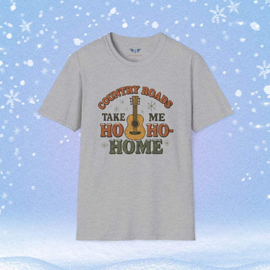 Country Roads Take Me Ho Ho Home Tshirt