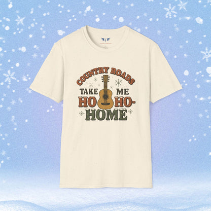 Country Roads Take Me Ho Ho Home Tshirt