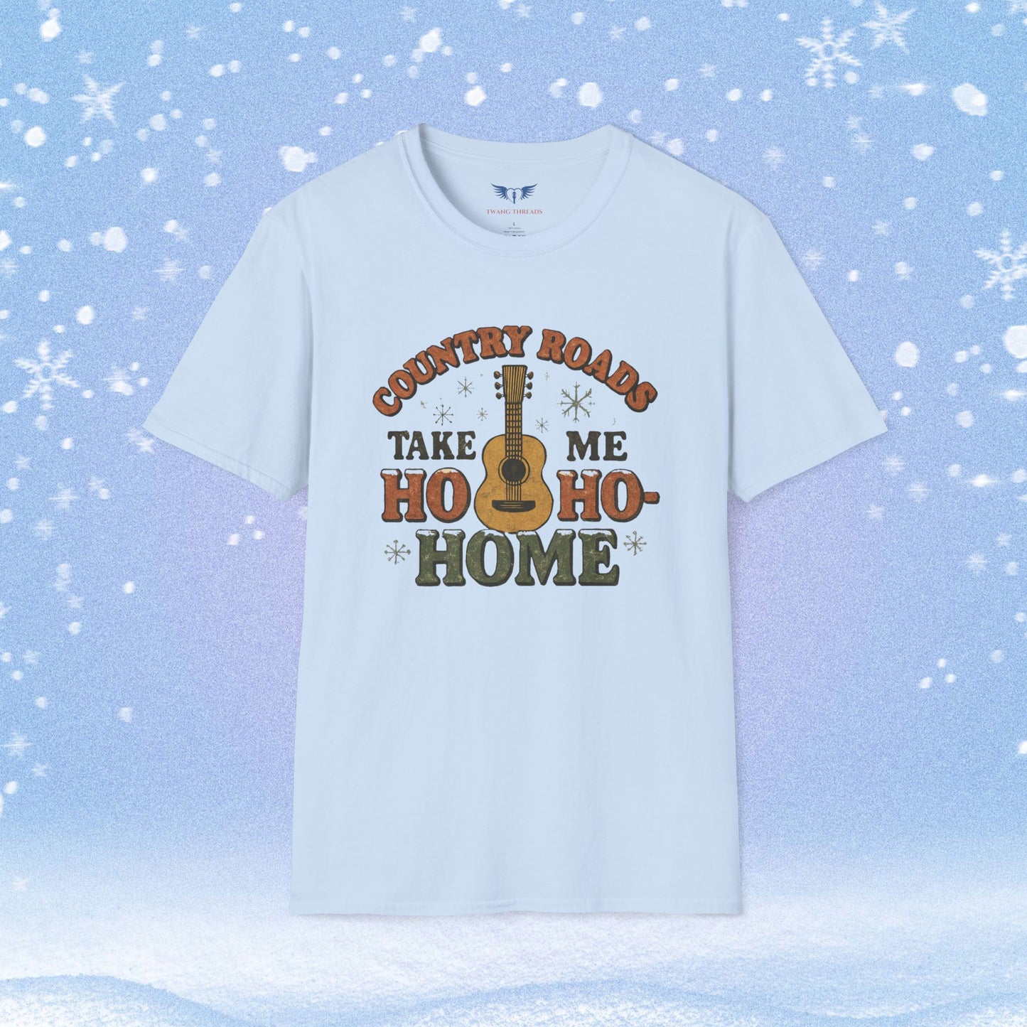 Country Roads Take Me Ho Ho Home Tshirt