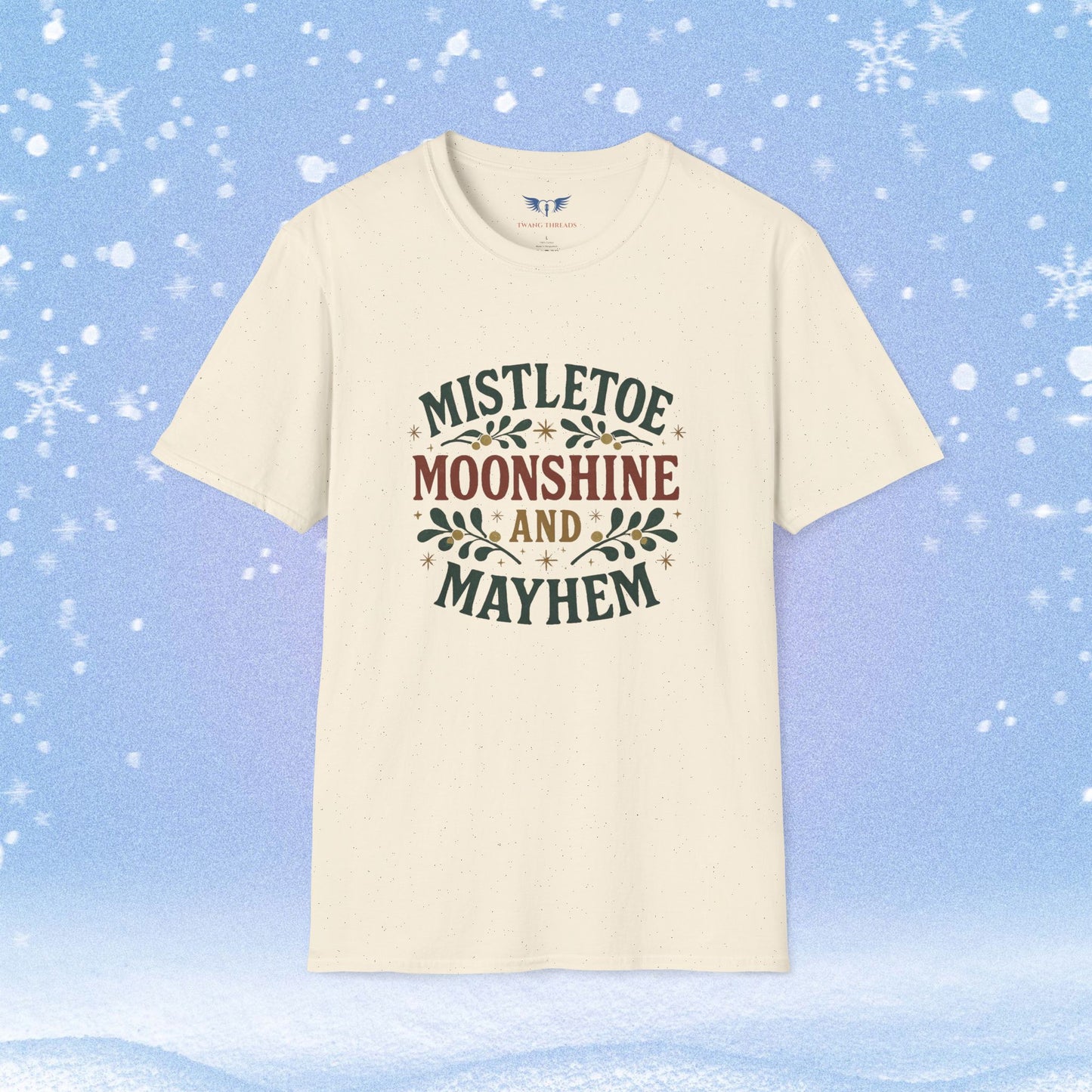 Mistletoe Moonshine and Mayhem Tshirt