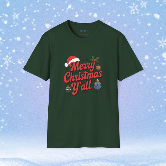 Merry Christmas Y'all Tshirt