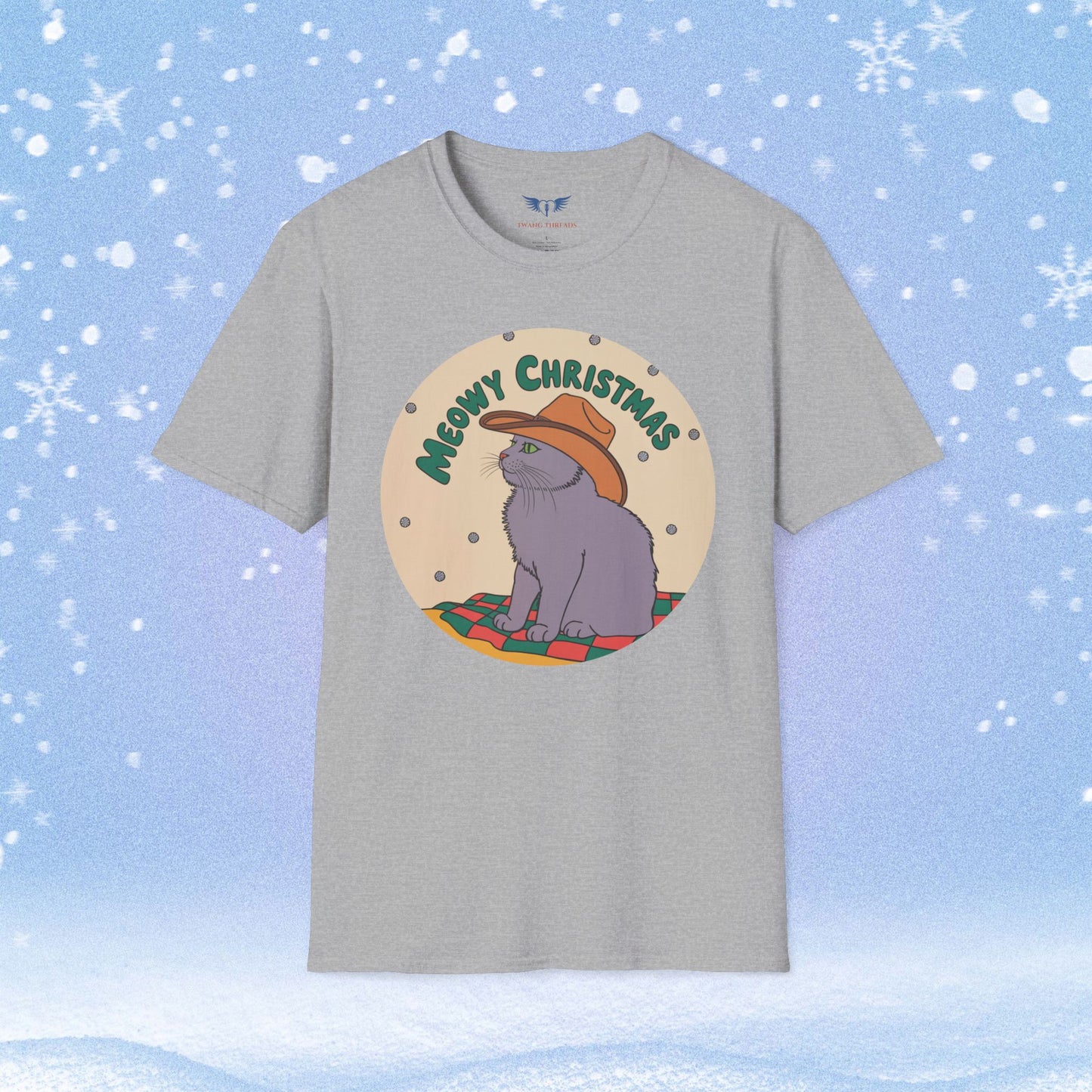 Meowy Christmas Tshirt