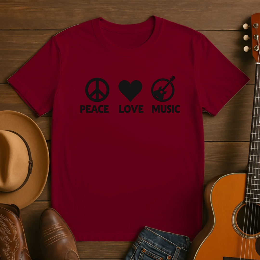 Peace Love Music T-Shirt