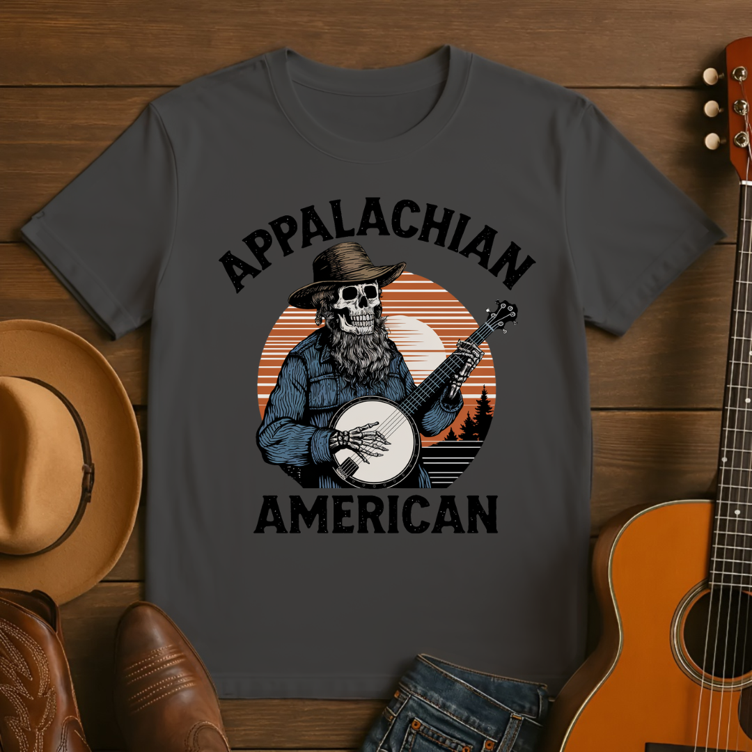 Appalachian American with Banjo