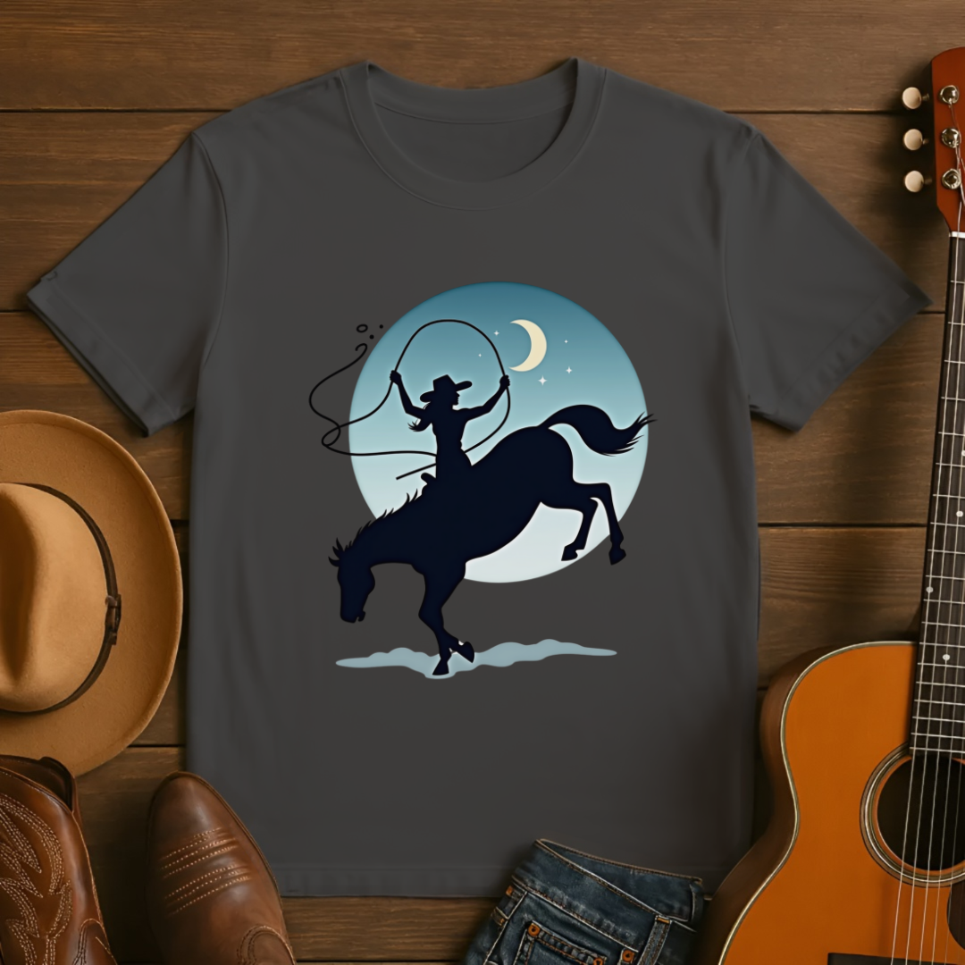 Cowgirl Lasso's the Moon T-Shirt