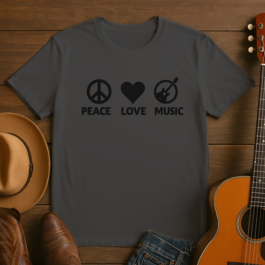 Peace Love Music T-Shirt