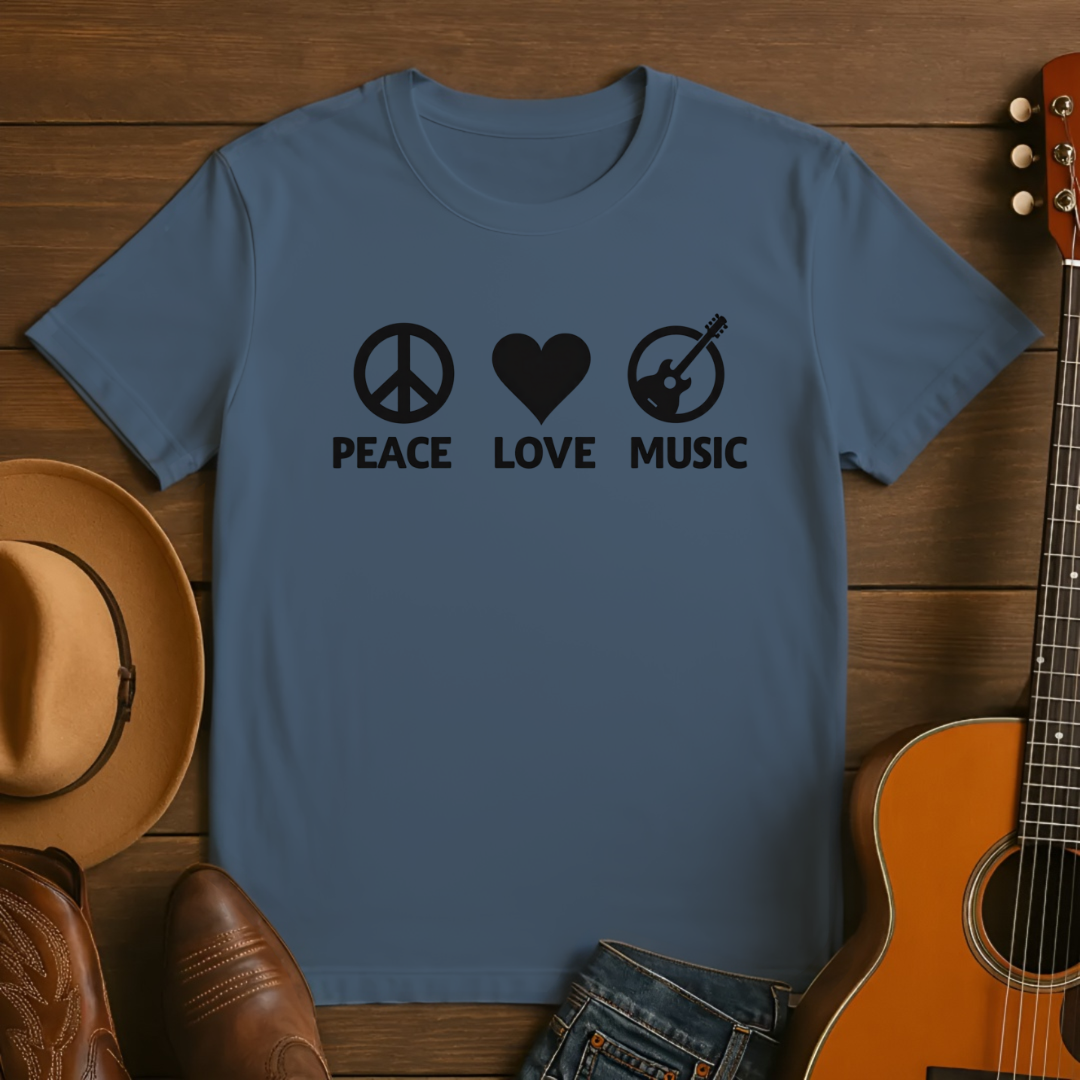 Peace Love Music T-Shirt