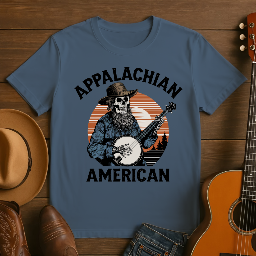 Appalachian American with Banjo