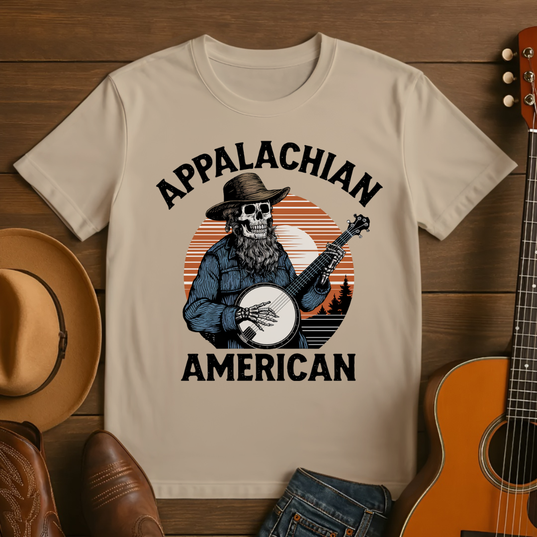 Appalachian American with Banjo