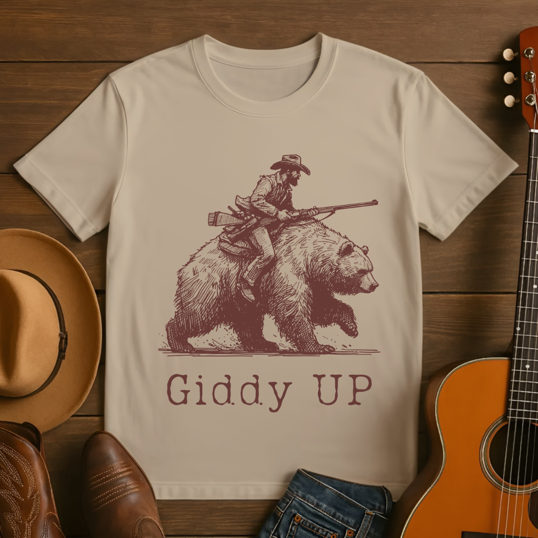 Giddy Up Bear with Cowboy T-shirt