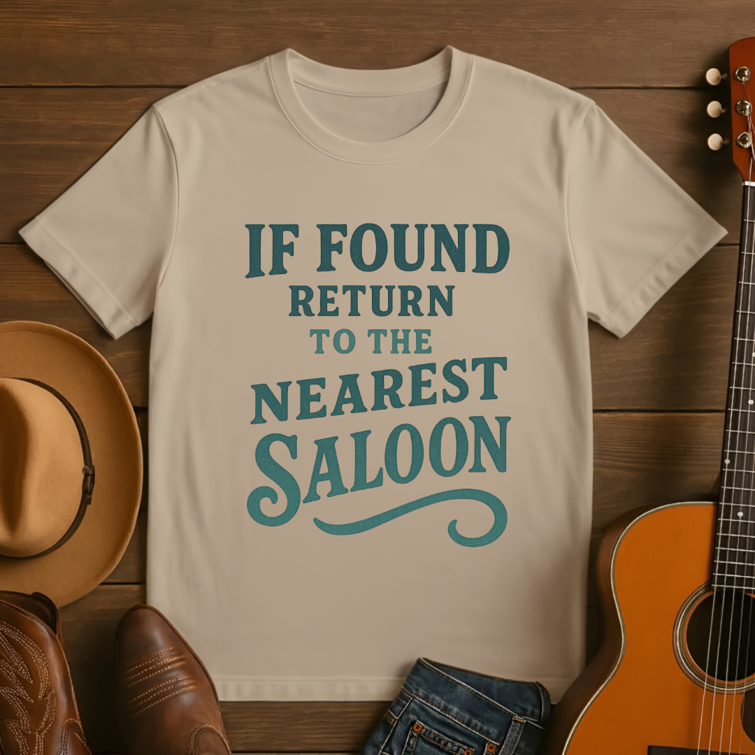 If Found Return to the Nearest Saloon T-Shirt