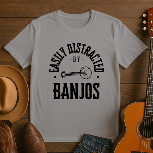 Easily Distracted by Banjos T-Shirt