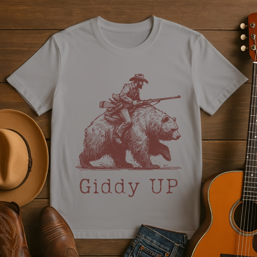 Giddy Up Bear with Cowboy T-shirt