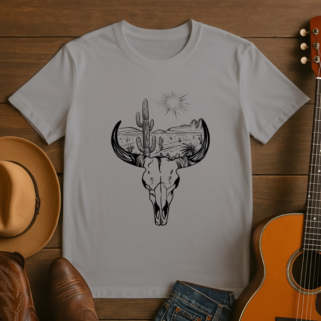 Desert Cactus Skull T-Shirt