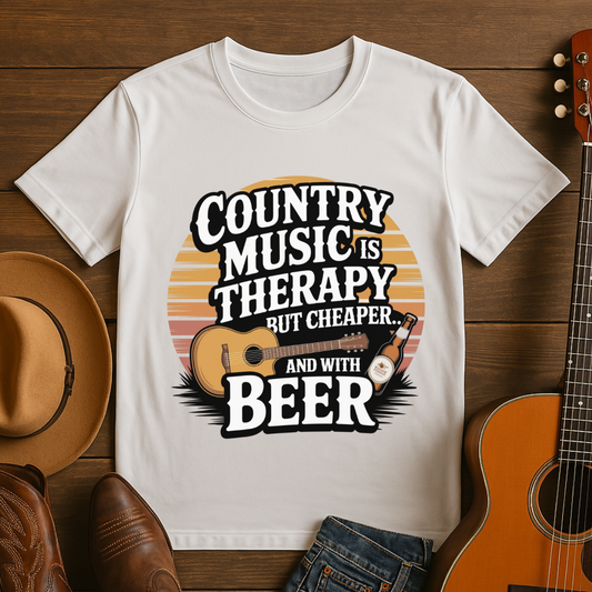 Country Music is Therapy T-Shirt