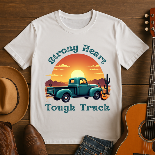 Strong Heart Tough Truck T-Shirt