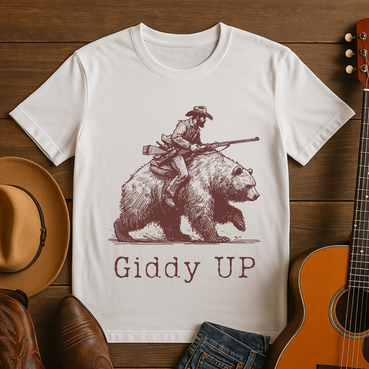 Giddy Up Bear with Cowboy T-shirt